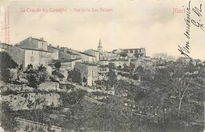 A Capela das Carmelitas - Vista da Rue Voltaire — Gisserie Hépichet, Niort