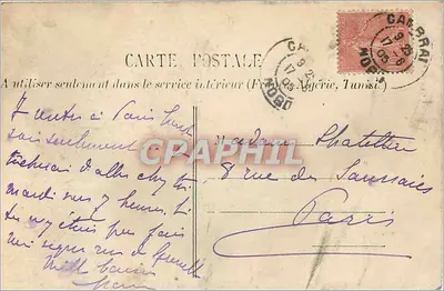 Cambrai - A Torre da Igreja — A.B. n°40 — Verso