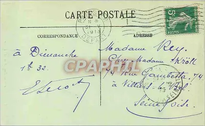 Moret — Porta Burgundii i Kościół — LL — Rewers