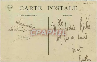 Alençon — Plac 39. mobilnego i Poczta — Wydawnictwo Jeanne, Alençon — Rewers