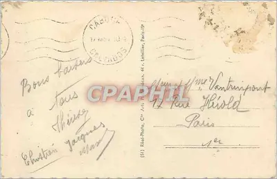 Carbourg — Efeito de nuvens sobre a praia — 162 — Verso