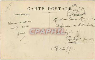 Marseille - Port (Zachód Słońca) — n°126 — wydawca nieznany — Rewers