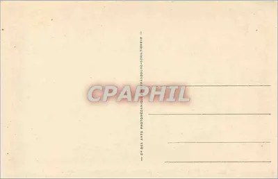 Mont-Saint-Michel — Abpia — Sala Gości (XIII wiek) — Stara pocztówka — Rewers