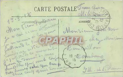Statua di Pleville Le Pelley — Granville — LL. n°118 — Verso