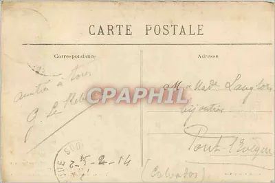 Lessay — Le Château, l'Abbaye des Bénédictins et l'Église — Collection Lecroantier — Rewers