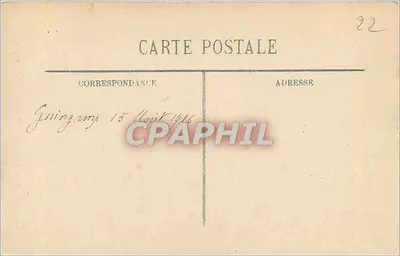Guingamp — Casa do século XVI, rua Notre-Dame — LL. — Verso
