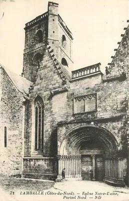 Lamballe (Côtes-du-Nord) — Igreja de Nossa Senhora, Portal Norte — N°22