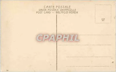 Igreja de Santa Maria no Monte Sion — Jerusalém — Union Postale Universelle — Verso
