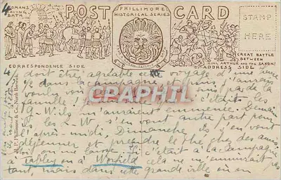 Bridgnorth — antigo passo d'água e abertura defensiva — R.P. Phillimore, n°615 — Verso