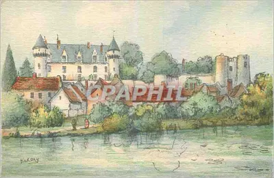 Castelo de Montresor — vista sobre o rio — editor Montresor, n° 3042 A