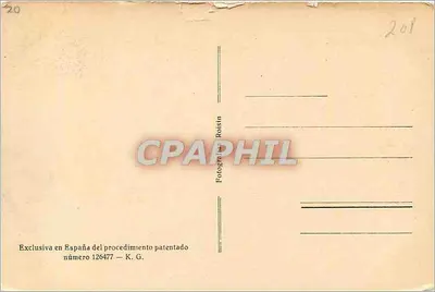 Barcelonę - Port — statek 'Orange' — wydawca Raishin, nr 190 — Rewers