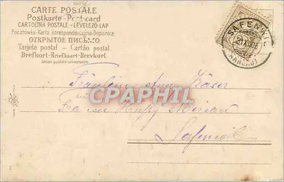 Flores de magnólia e pássaro — calendário janeiro — editor não identificado — Verso