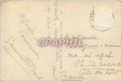 Leysin i Zęby Południa — Wydawnictwo Art. Pétromphile, Lausanne, nr 5188 — Rewers