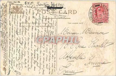 Alum Bay, Isle of Wight — vue des falaises de sable coloré — éditeur Richard Trick & Co. — Verso