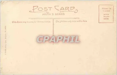 Oxford, New College, Velha Muralha da Cidade — Série Frith, n° 4096 — Verso