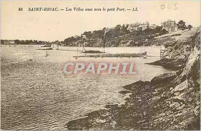 Saint-Briac — As Villas vistas para o pequeno Port — LL