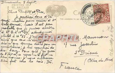 Knighton z Frydd — widok panoramiczny — wydawca CM, n° 72428 — Rewers