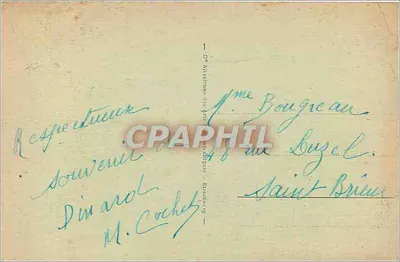 St-Malo - Túmulo de Chateaubriand (1848) — editor IDEAL — Verso