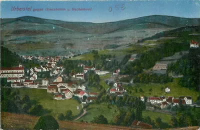 Urbeistal gegen Grenzkamm und Buchenkopf — Panoramablick — Yerling, Paul Bärtmann, Grenzkamm und Buchenkopf