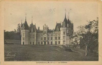 Chanzéaux (M.-et-L.) — O Castelo — Editor: Lorme