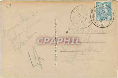 Chanzéaux (M.-et-L.) — O Castelo — Editor: Bracoby, n° 189 — Verso