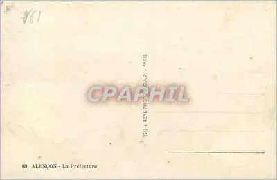 Alençon — Prefektura — wydawca C.A.P. n° 69 — Rewers