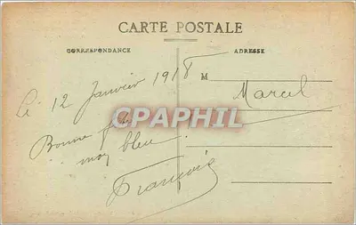 PONT-L'ÉVÊQUE (Oise) — Destruição após os combates de março de 1917 — Sédition Photographique de l'Armée, n° 596 — Verso