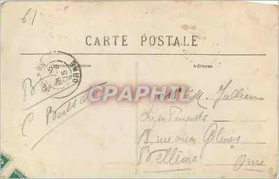 Argentan — Coluna das 3 Cruzes (Coillerette e Manchettes em Ponto de França) — Dentes verdadeiros, Paris — Verso