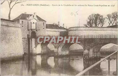 Port-Louis (Morbihan) — Entrada da Cidadela onde foi preso o Príncipe Luís-Napoleão em 1836 — Laurent-Nel, Rennes