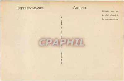 Concarneau — A Digue sob Tempestade — LL — Verso