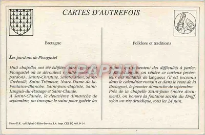 As Bebidas no Pardon de St-Jean de Plougastel — 1635 — Édito-Service S.A. — Verso