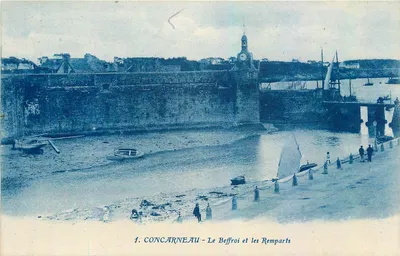 Concarneau - O Sino e os Muros — editor Arraud et Nozais, Nantes, n°1