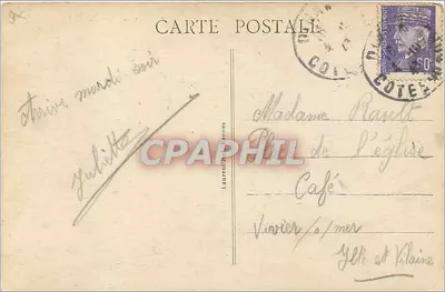 Dinan - Igreja de São Malo — editor Laurent Renices, n° 2440 — Verso