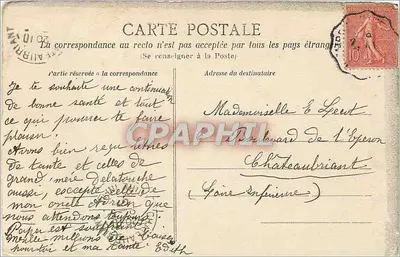 Lembrança de Saint-Nazaire — Coleção Dalaveau — editor desconhecido, número de série não visível — Verso