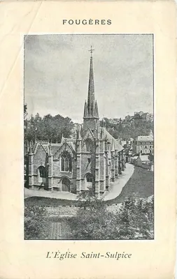 Fougères — A Igreja de São Sulpício — Editor não identificado