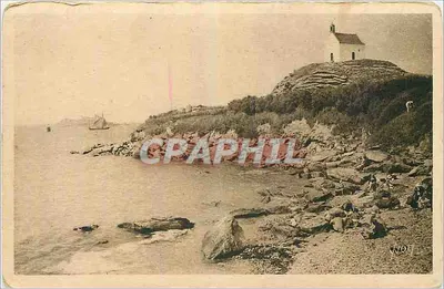 Costa de Granito - Roscoff — A Ponta de Bloscon e a Pequena Capela de Santa Bárbara — Edições de Arte Yvon, Roscoff