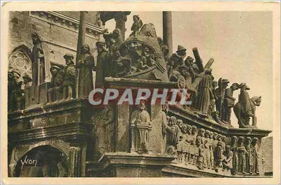 O Calvário de Plougastel-Daoulas — detalhe — Edições Yvon, n°5