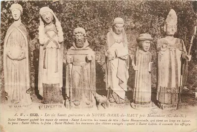 Os seis Santos Curadores de Notre-Dame-du-Haut perto de Monconcour (C.-du-N.) — A. W. - 6020