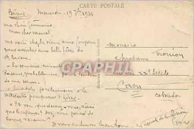 Os seis Santos Curadores de Notre-Dame-du-Haut perto de Monconcour (C.-du-N.) — A. W. - 6020 — Verso