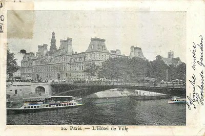 Paris — O Hôtel de Ville — Coleção do PETIT PARISIEN, N° 10