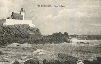 Ilha de Bréhat - Farol do Paon — editor A. Romain