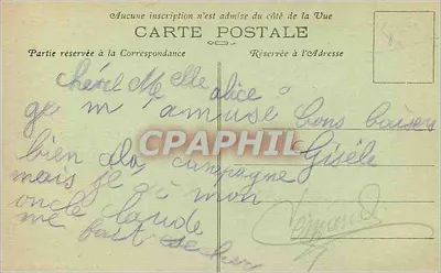 O Rocha da Grognouse e o Corpo de Guarda entre BINIC e ÉTABLES — Coleção E. Hémonne, n° 6816 — Verso