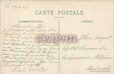 Les Pins de Morgat — Vista geral da Praia — Viagens da Bretanha (Coleção E. Hamonic) n°2926 — Verso