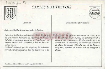 Brive-la-Gaillarde - Wieża Radnych (XVI wiek) — Fototypia Besso et Guionie, Brive — Rewers