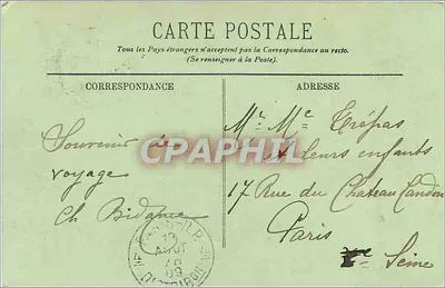 Vichy — El Puente sobre el Allier — LL. — Reverso