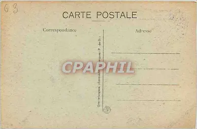 Cume do PUY-DE-DÔME (1467m de alt.) — terraço dominando um abismo de 300 metros — G. d'O. — editor Goutréfanges (P. de D.) — Verso