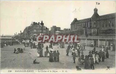Malo-les-Bains — O Casino e a Digue — N.G.