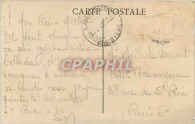 Lanmeur — Poort van de Chapelle Kernitron — uitgever Pichodou — Achterkant