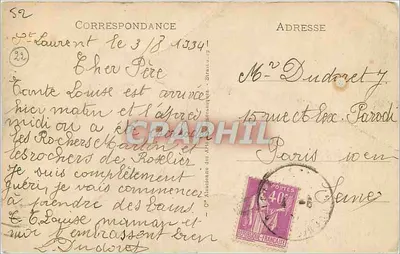 Saint-Brieuc — Dolina Gouëdic — Wydawca: Drukarnia Sztuk Bretońskich, nr 3 — Rewers
