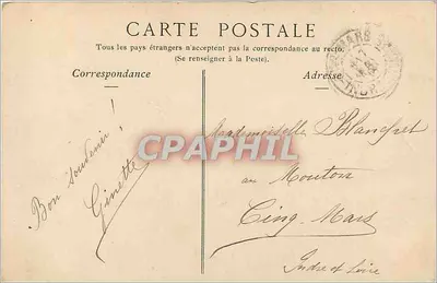 LANGEAIS (Indre-et-Loire) — O Castelo, uma Torre — Collections ND Phot n°163 — Verso
